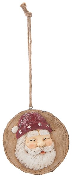 Vianočná ozdoba Santa - 10*2*11 cm - Clayre & Eef