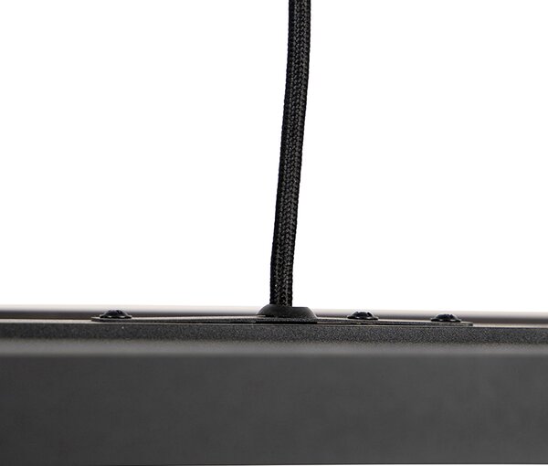 Inteligentné závesné svietidlo čierne 4-svetlo vrátane Wifi G95 - Big Cage