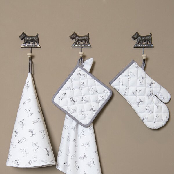 Chňapka - podložka Dog Friends - 20*20 cm - Clayre & Eef