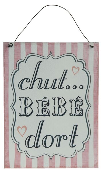 Kovová ceduľa Chut Bebe - 20 * 15 cm - Clayre & Eef