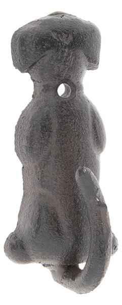 Liatinový nástenný háčik Pes - 5 * 4 * 10 cm - Clayre & Eef