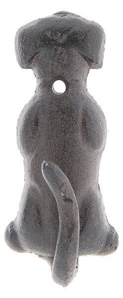 Liatinový nástenný háčik Pes - 5 * 4 * 10 cm - Clayre & Eef