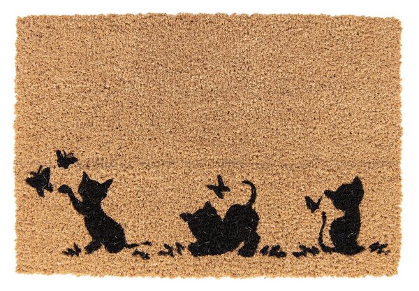 Rohožka s mačiatkami Kittens - 60 * 40 * 1 cm - Clayre & Eef