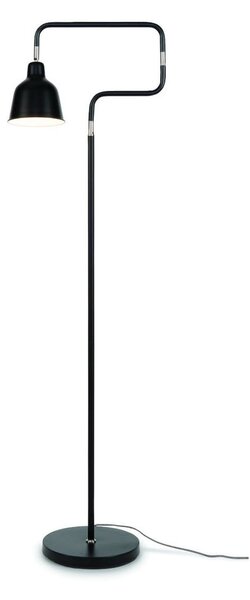 Čierna stojacia lampa s kovovým tienidlom (výška 150 cm) London – it's about RoMi