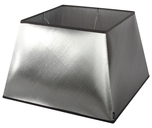 Strieborno-čierne tienidlo Azzuro square - 40*40*26,5cm/ E27 - Collectione