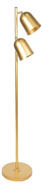 Zlatá stojaca lampa - 26 * 39 * 130 cm - Clayre & Eef