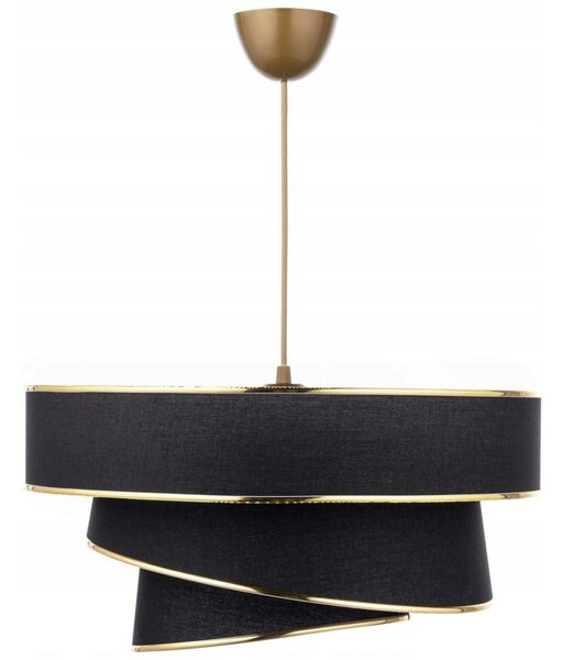 Závesný luster Couper - Black, Gold