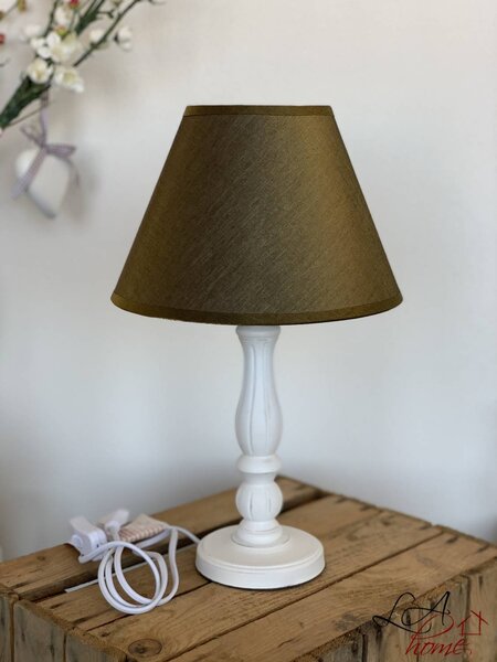 Zlato-zelene tienidlo lampy Couleurs - Ø 25 * 16 cm - Clayre & Eef