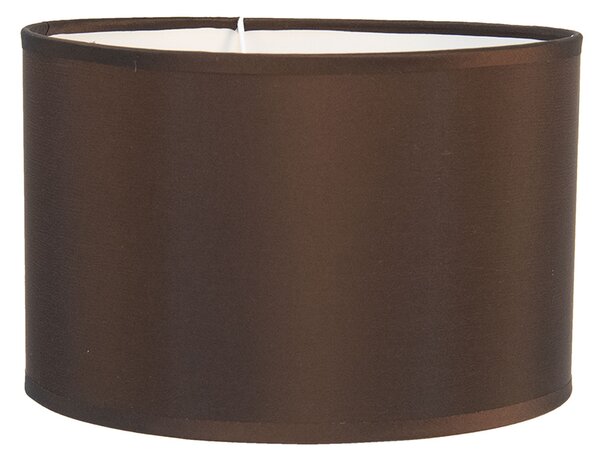 Hnedé textilné tienidlo na lampu Godard - Ø 25*16 cm - Clayre & Eef