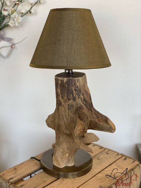 Zlato-zelene tienidlo lampy Couleurs - Ø 25 * 16 cm - Clayre & Eef