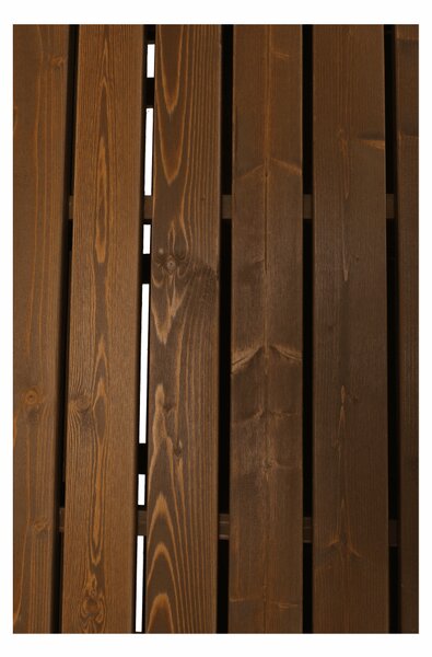 KONDELA Záhradná lavička, hnedá, 123,5 cm, DILKA
