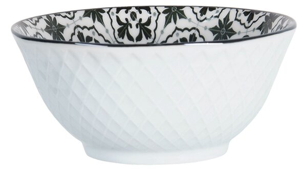 Čierna miska Blackor - Ø 13 * 6 cm - Clayre & Eef