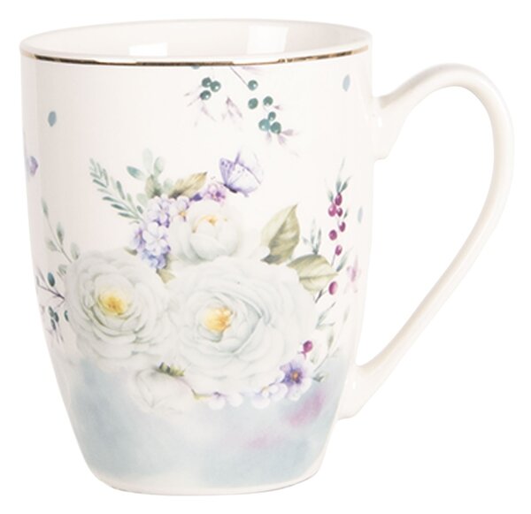 Porcelánový hrnček Butterfly - 0.36L - Clayre & Eef