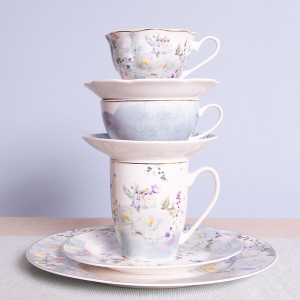 Porcelánový hrnček Butterfly - 0.36L - Clayre & Eef