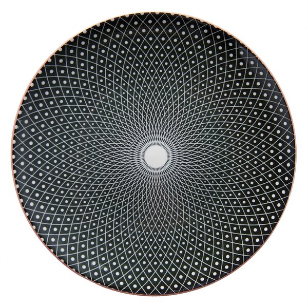 Čierny dezertný tanier Blackin - Ø 21 cm - Clayre & Eef