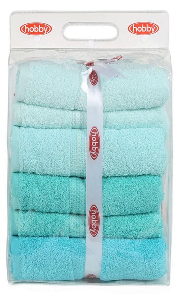 SADA UTERÁKOV, 70/140 cm, zelená, svetlozelená, mätovozelená - Kúpeľňový textil, Online Only