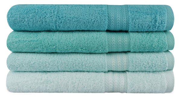 SADA UTERÁKOV, 70/140 cm, zelená, svetlozelená, mätovozelená - Kúpeľňový textil, Online Only