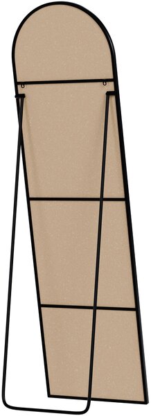Zrkadlo Moline 140x40 cm - čierne matné