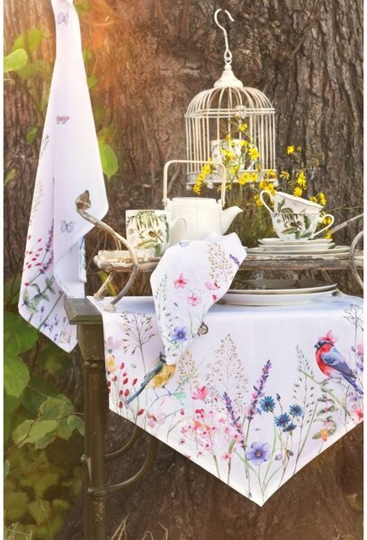 Porcelánový hrnček Tropical birds - 0.36L - Clayre & Eef