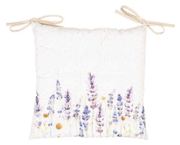 Podsedák s výplňou Lavander Fields - 40 * 40 cm - Clayre & Eef