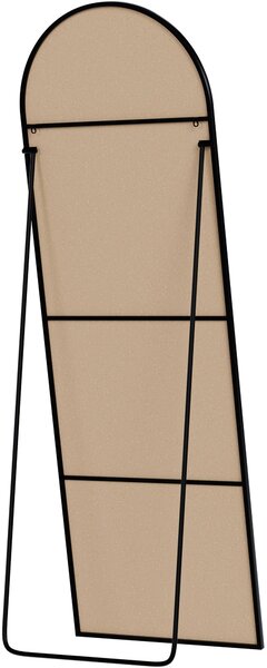 Zrkadlo Moline 150x50 cm - čierne matné
