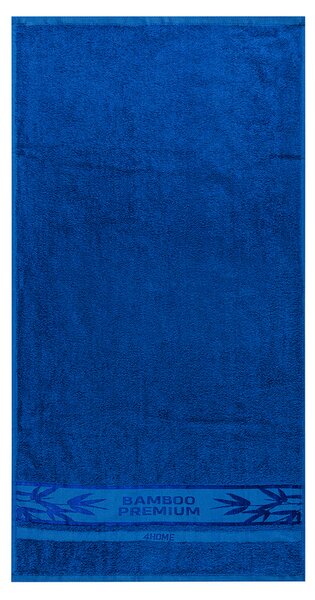 4Home Sada Bamboo Premium osuška a uterák modrá, 70 x 140 cm, 50 x 100 cm