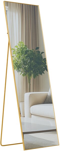 Zrkadlo Benicia 150x50 cm - zlaté lesklé