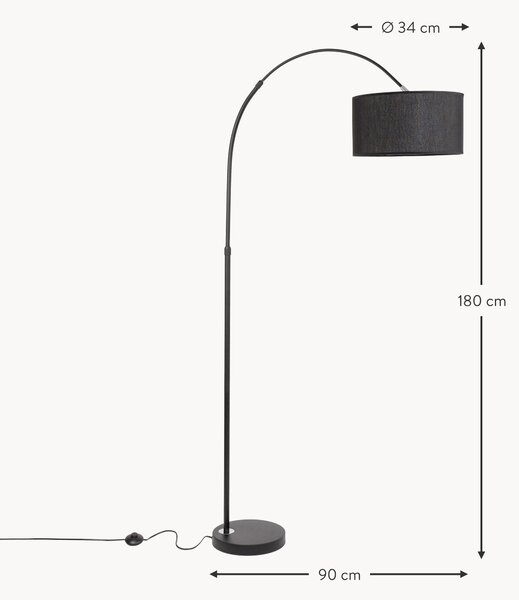 Oblúková lampa Sama