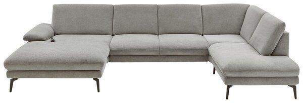 SEDACIA SÚPRAVA, textil, sivá Dieter Knoll - Sedačky