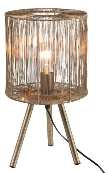 Kovová bronzová stolná lampa Antiek - Ø 25 * 45cm - J-Line by Jolipa