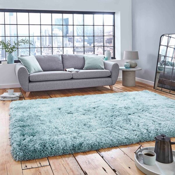 Blankytne modrý koberec Think Rugs Polar, 150 x 230 cm
