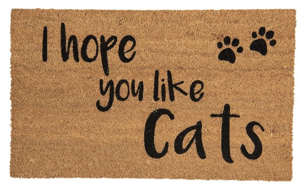 Clayre & Eef Rohožka Like Cats - 75*45*1 cm - Clayre & Eef