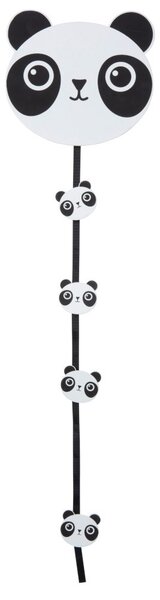 Dekorácia girlanda Panda s kolíkmi - 19 * 17 * 74cm - J-Line by Jolipa