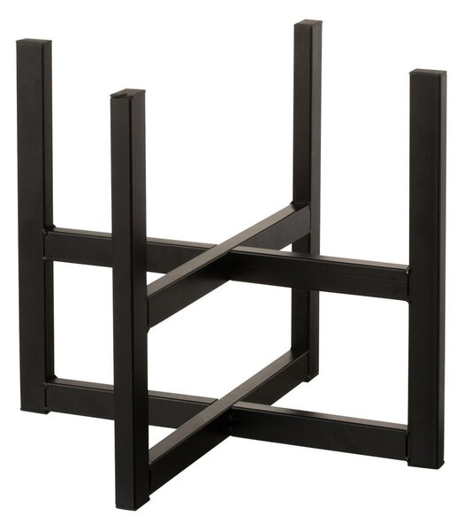 Čierny kovový stojan na kvetináč M 42,5*35 cm - J-Line by Jolipa