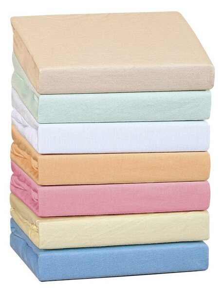 Bellatex Detské jersey prestieradlo, biela, 70 x 140 cm
