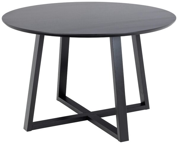 JEDÁLENSKÝ STÔL, dub, čierna, 120/120/75 cm P & B - Stoly, Online Only