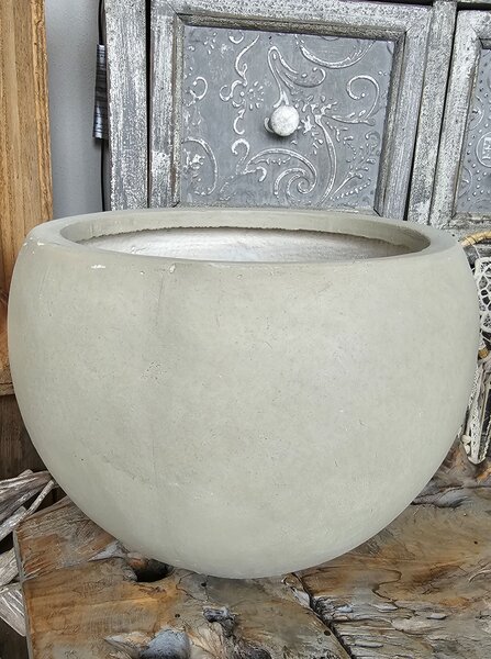 Set 3ks béžovo-šedých kvetináčov Clay - Ø 55*39 cm - J-Line by Jolipa