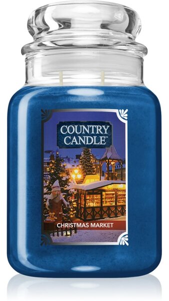 Country Candle Christmas Market vonná sviečka 680 g