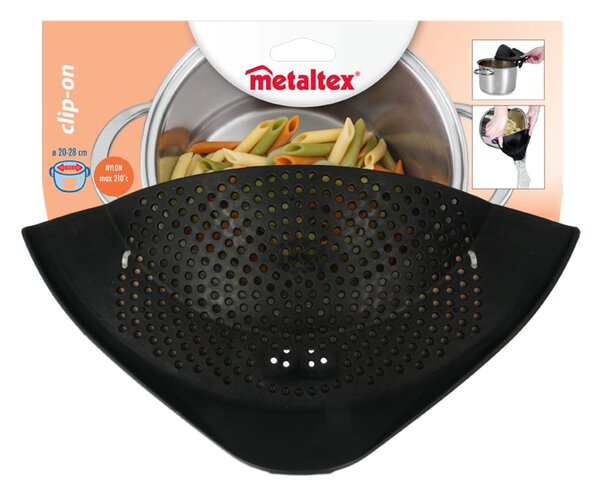Cedidlo na cestoviny na hrniec Metaltex Clip On, 28 × 13 cm
