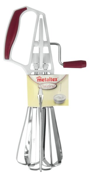Ručný šľahač z antikoro ocele Metaltex Whiper, 25 × 13 cm