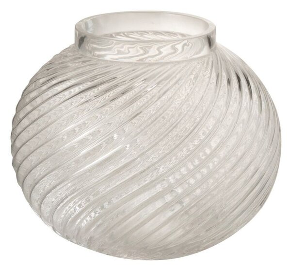 Sklenená priehľadná váza Stripes S - Ø 15*12,5 cm - J-Line by Jolipa