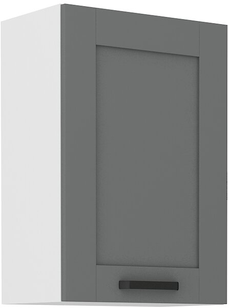 Lionel horná skrinka 50cm, siva/biela