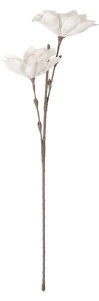 Biela dekoračné kvetina - 77 cm - Clayre & Eef
