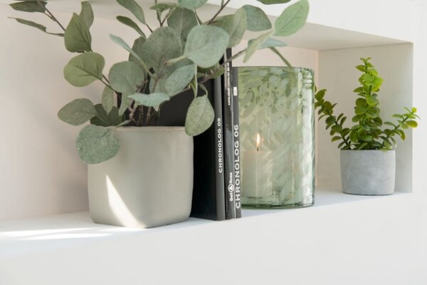 Dekorácie Eucalyptus v kvetináči - Ø12 * 43cm - J-Line by Jolipa