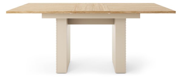 Rozkladací jedálenský stôl Tyla 140-185x90 - kašmír