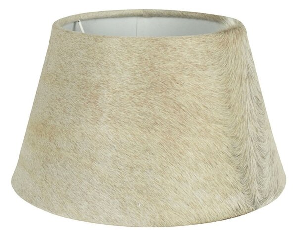Tienidlo lampy z kravskej kože béžová - Ø 31 * 18,5cm - Mars & More