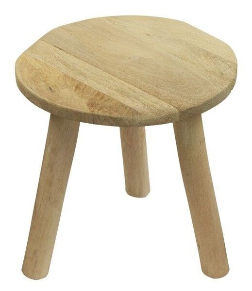 Okrúhly eukalyptový stolík - Ø 32 * 36cm - Mars & More