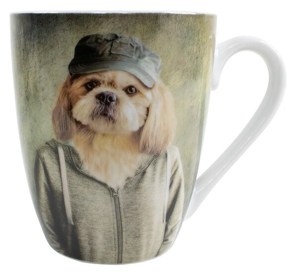 Porcelánový hrnček mr. Dog- 11,5 * 8,5 * 10cm - 0,4l - Mars & More