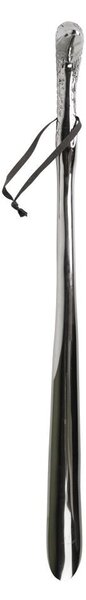 Strieborná kovová obúvacia lyžica s hlavou kačice - 10*3*58 cm - Mars & More