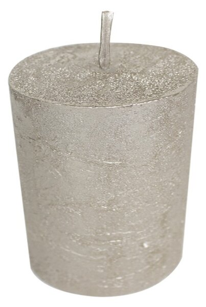 Metalická sviečka Champagne - Ø 7 * 10cm - Mars & More